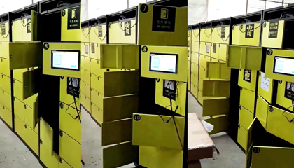 customized smart electronic parcel lockers for school and others public places