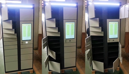 Customized smart parcel lockers for last mile package delivery solutions