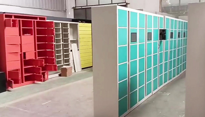 Customized new design supermarket-used smart parcel lockers