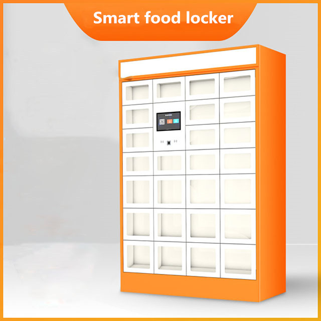 Factory direct steel smart takeaway food cabinet