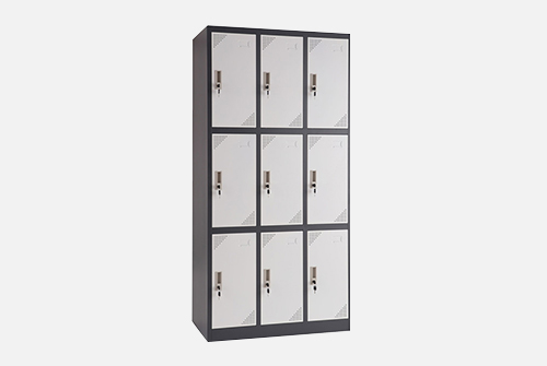 9 door steel locker